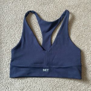 SET Active luxform sports bra - size M, color: storm
